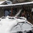 Snow has arrived in Eden, Utah